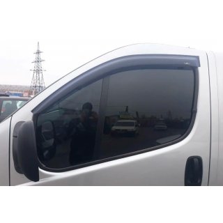 Ветровики на окна (2 шт, HIC) Opel Vivaro 2001-2015 гг. фото 2